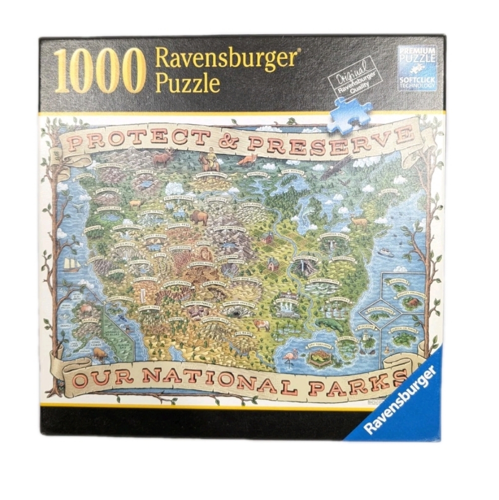 Ravensburger Puzzle 1000 Pieces NEW National Parks USA Protect & Preserve